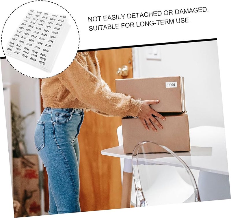 Gadpiparty 20 Sheets Self Adhesive Labels for Warehouse Inventory Management Organizing Bins Toolboxes - Image 5